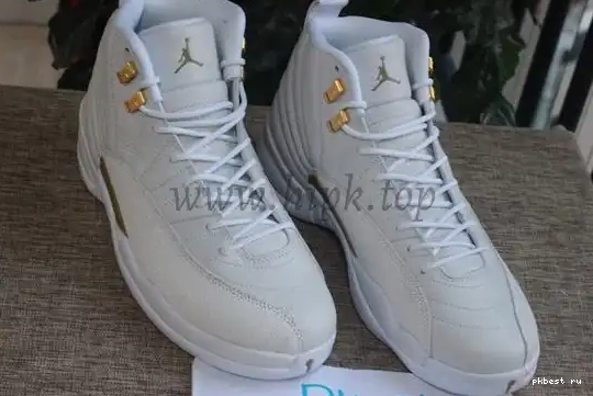 Authentic Air （Nike Release pairs） Version White Jordan 12 OVO 0502